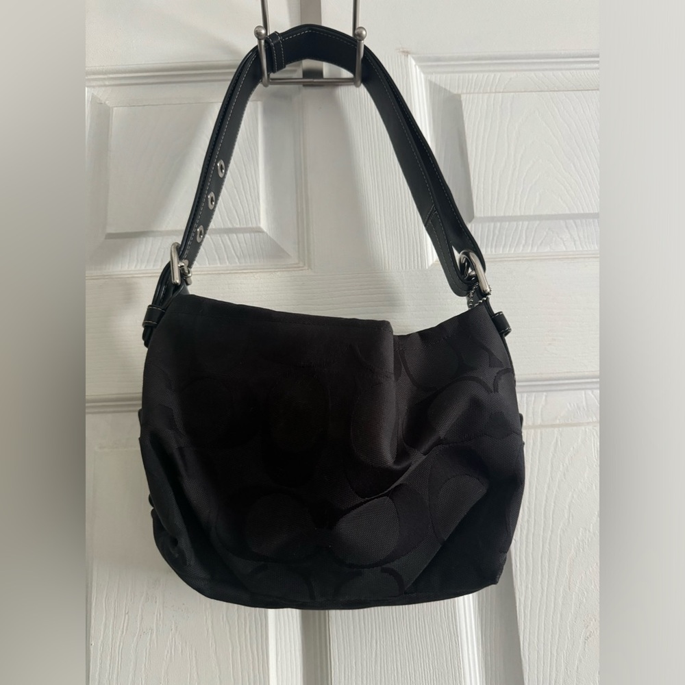 Authentic Coach Monogram Shoulder Bag